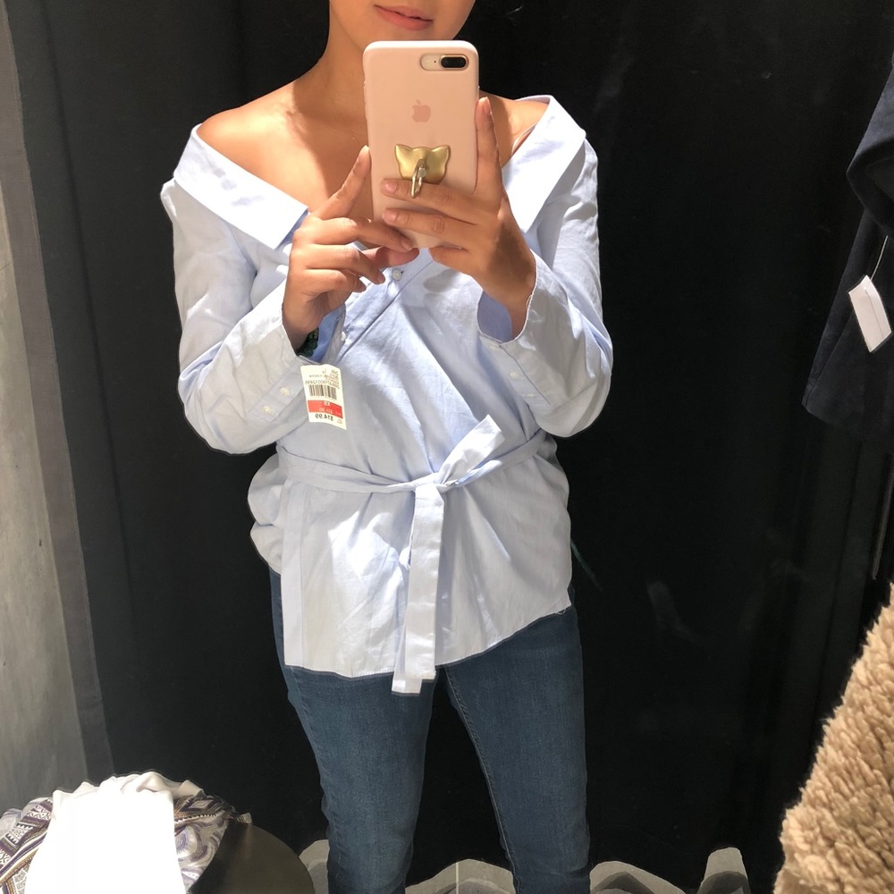 Zara off the shoulder top